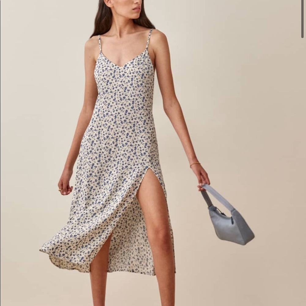 NWT!! reformation crimini slip dress size 8
